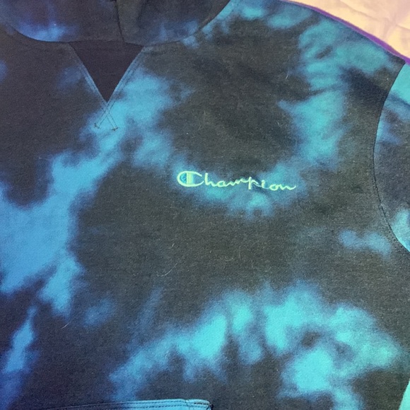 Tie-dye champion kids sweater - Picture 2 of 3